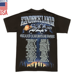 Kendrick Lamar Grand National Tour T-Shirt Size S-5XL Men’s Adult
