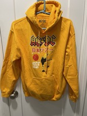AC/DC Band JAPAN concert tour Hoodie Sweatshirt Size M