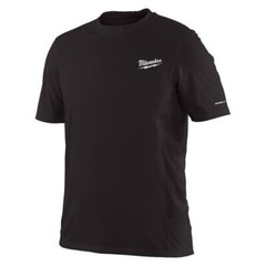 Milwaukee Workskin Short Sleeve Crew Black Lightweight Performance Tee Shirt 2XL