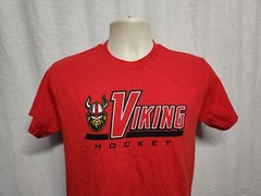 Viking Hockey Adult Small Red TShirt