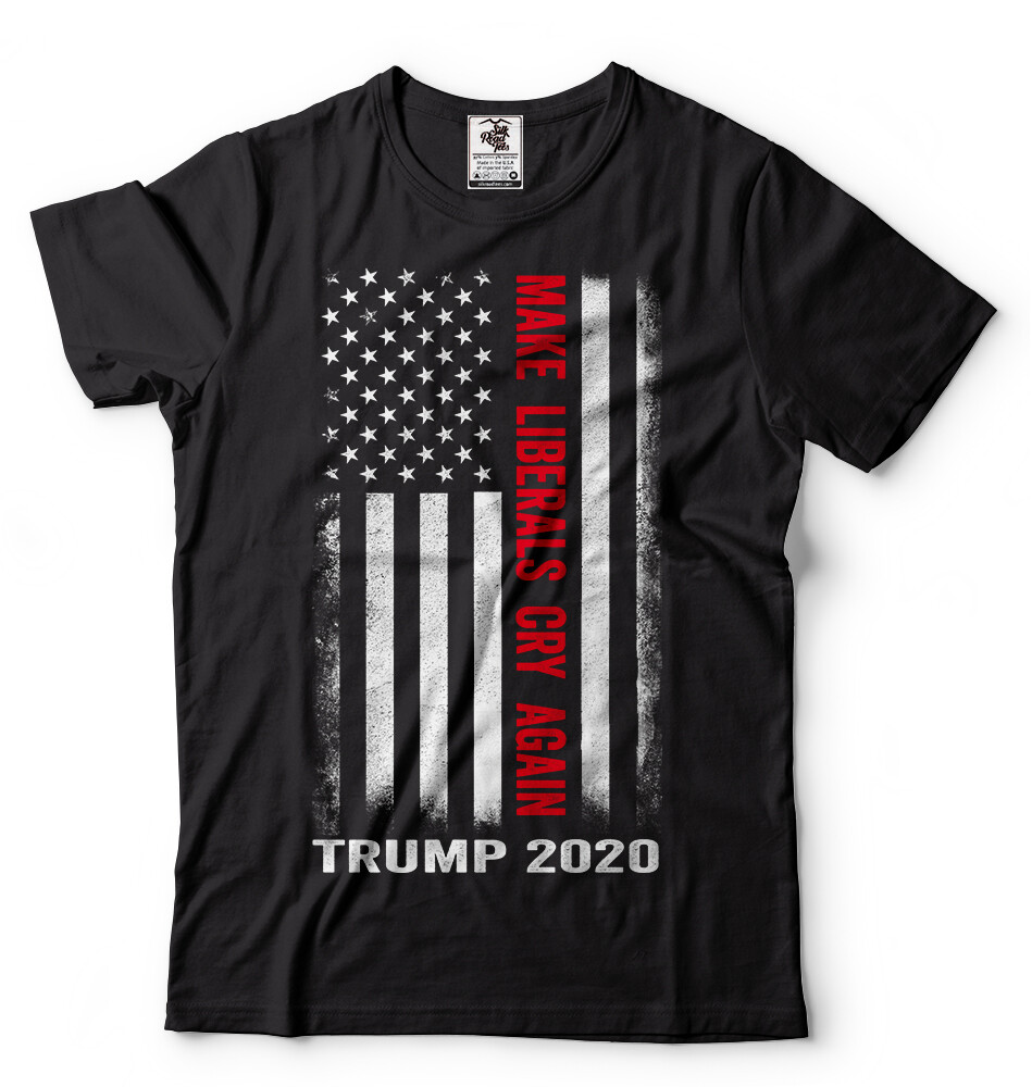 Trump 2024 T-shirt Make Liberals Cry again Mens Political Election 2024 T-shirt