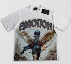 NEW 2026 Mixed Emotion White “Arch Angel” Rhinestone Men’s Tee