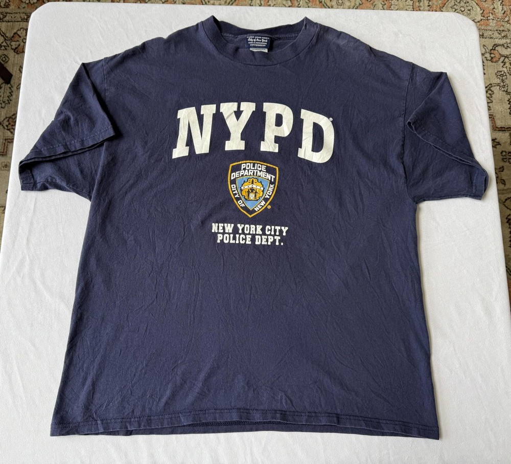 2007 NYPD New York City Police Dept. Navy Blue T-Shirt