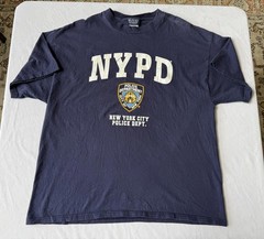 2007 NYPD New York City Police Dept. Navy Blue T-Shirt