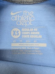 NIKE Boys Light Blue Graphic T-Shirt Youth XS Regular Fit