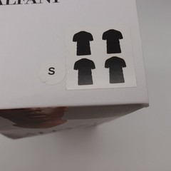 NIB Alfani Men’s 4 Pack Regular Fit Solid V Neck T-Shirt SS Undershirts Black S