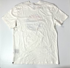 (See Pics) L Volcom Electrode Circle Logo White Red Blue Surf Shirt