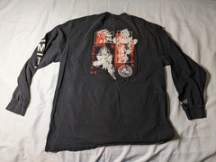 Primitive Skateboards Dragon Ball Z Super Saiyan Broly Long Sleeve T-Shirt Large