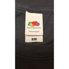Fruit of the Loom Sevilla Bull Graphic T-Shirt Black Mens Large Cotton Tee