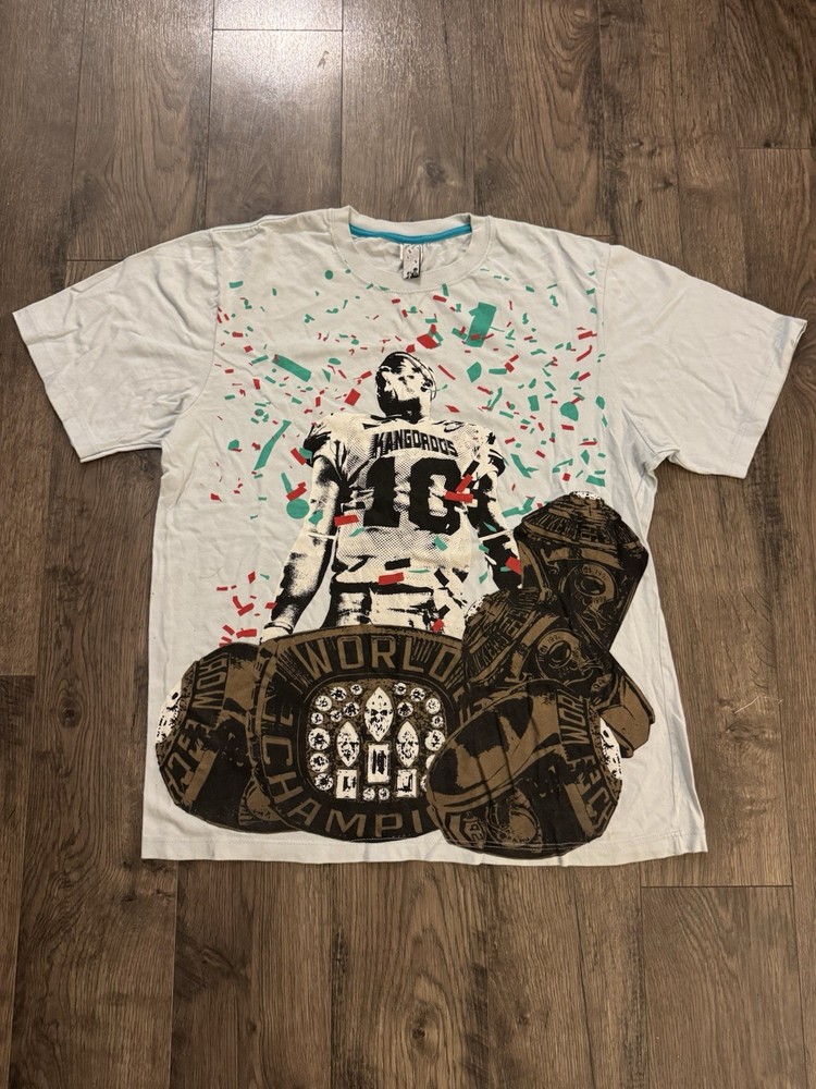 Vintage Lemar & Dauley Kangaroos Championship Rings Shirt NYC Streetwear Mens L