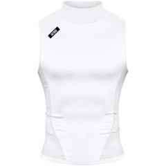 Men’s Turtleneck Compression Tank Top, Sleeveless, Modal Fabric – Workout Gear