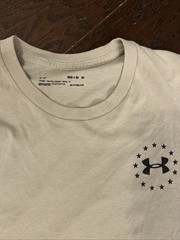 Under Armour Freedom TShirt Lot Of 6 Mens Sz M Desert Sand Black America USA