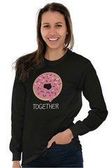 Relationship Cute Couples Adorable Gift Long Sleeve Tshirt for Men or Women