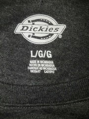 Dickie’s Cooling Temp IQ Performance SS Men’s Pocket Tee Sz L Charcoal Gray
