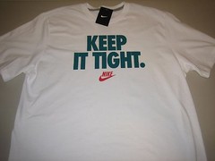 Nike “Keep It Tight” T-Shirt White/Freshwater/Red Men’s XL 2XL 3XL BNWT