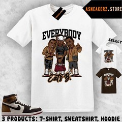 Shirt Matching AJ 1 High Love Letter Match Sneaker Tee Everybody Eats B T-Shirt