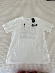 Under Armour Men’s Extra Large XXL 2XL Vintage Type T-Shirt White Loose NWT