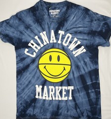 Chinatown Market Tee Shirt Sz S Limited Edition Smiley Face Tie Dye SS Crew RARE