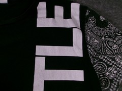 Isaac Morris Shirt Mens XXL Black HUSTLE Graphic Bandana Short Sleeve Hem