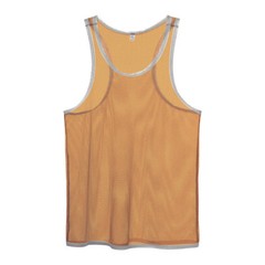 ZONBAILON Mens Tank Top Sexy Mesh Vest Breathable See Through Sleepwear
