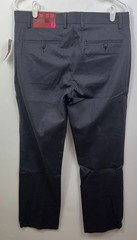 NWT Alfani Men’s 32 X 29 Gray Stretch Slim Fit Flat Front Dress Pants $60