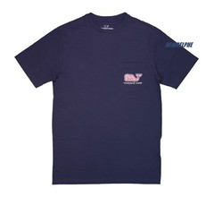 NWT Vineyard Vines Men SS Pocket Crew Neck Tee T-Shirt “DOLPHIN FISH WHALE”