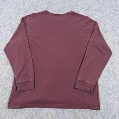 George Basic Crew Neck Long Sleeve T-Shirt Men’s Size XL/XG (46-48) Burgundy Red