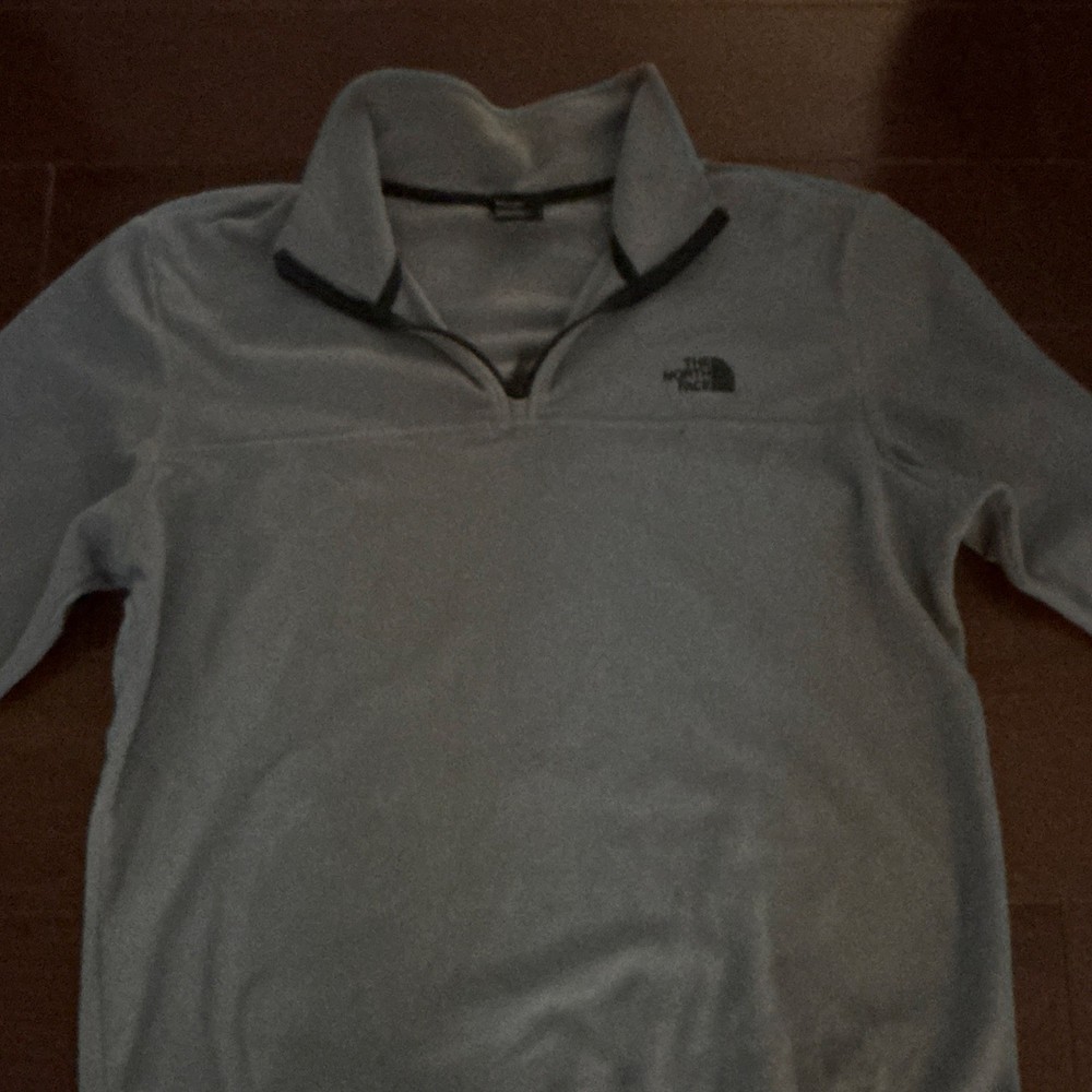 The North Face Fleece 1/4 Zip Mock Neck Long Sleeve T-Shirt Large