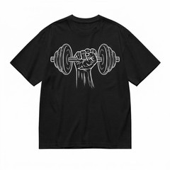 Weightlifting Gym T Shirt Dumbbell Graphic Tee Fitness Workout Bodybuilding Gift