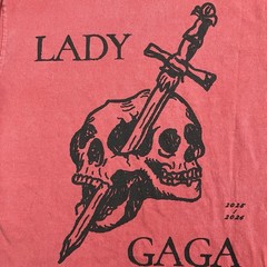 NWT Lady Gaga Shirt Mens Large Red Graphic Print Mayhem Ball Tour Merch Official