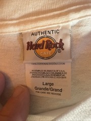 Vintage Hard Rock Cafe T Shirt Mens Large White San Francisco USA EUC