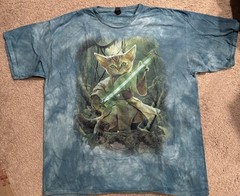 The Mountain Star Wars Theme Yoda Cat, Different Colors, Brand New, Men’s Sizes