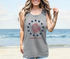 America Patriotic Tank Top