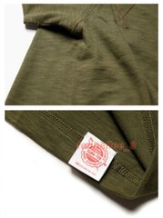 NON STOCK Heavy Gusset T-Shirts Athletic Mens USA Cotton Tee Shirt Solid Color