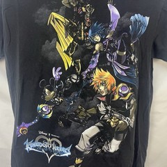 VINTAGE Y2K KINGDOM HEARTS BIRTH BY SLEEP T SHIRT L DISNEY SQUARE ENIX PROMO