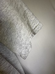 Vintage USA Blank T Shirt Single Stitch Gray L Heavyweight 90s Made USA