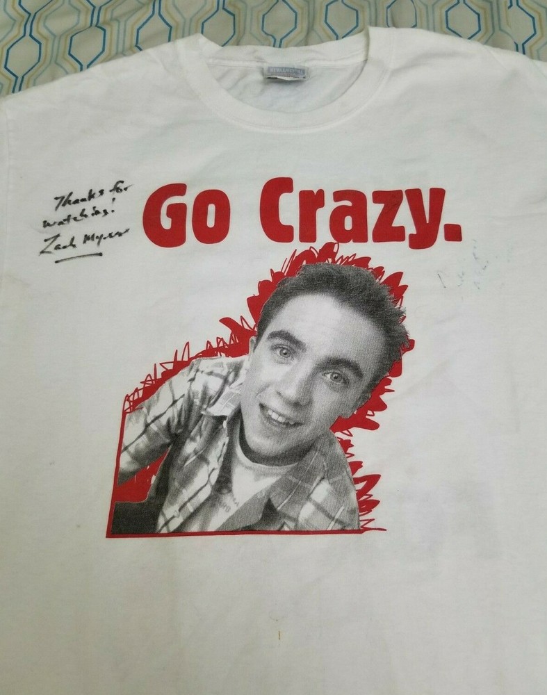 Vintage Malcolm in the Middle T Shirt TV Show Promo Seinfeld Kramer Fox Medium