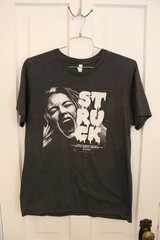 STRUCK Movie SHIRT Large Gray Short Sleeve Cotton Poly Blend Salt Lake Portland