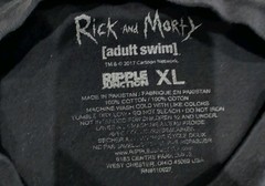 Rick and Morty Sucked into Portal – Adult Swim Official T-Shirt Adult Size XL