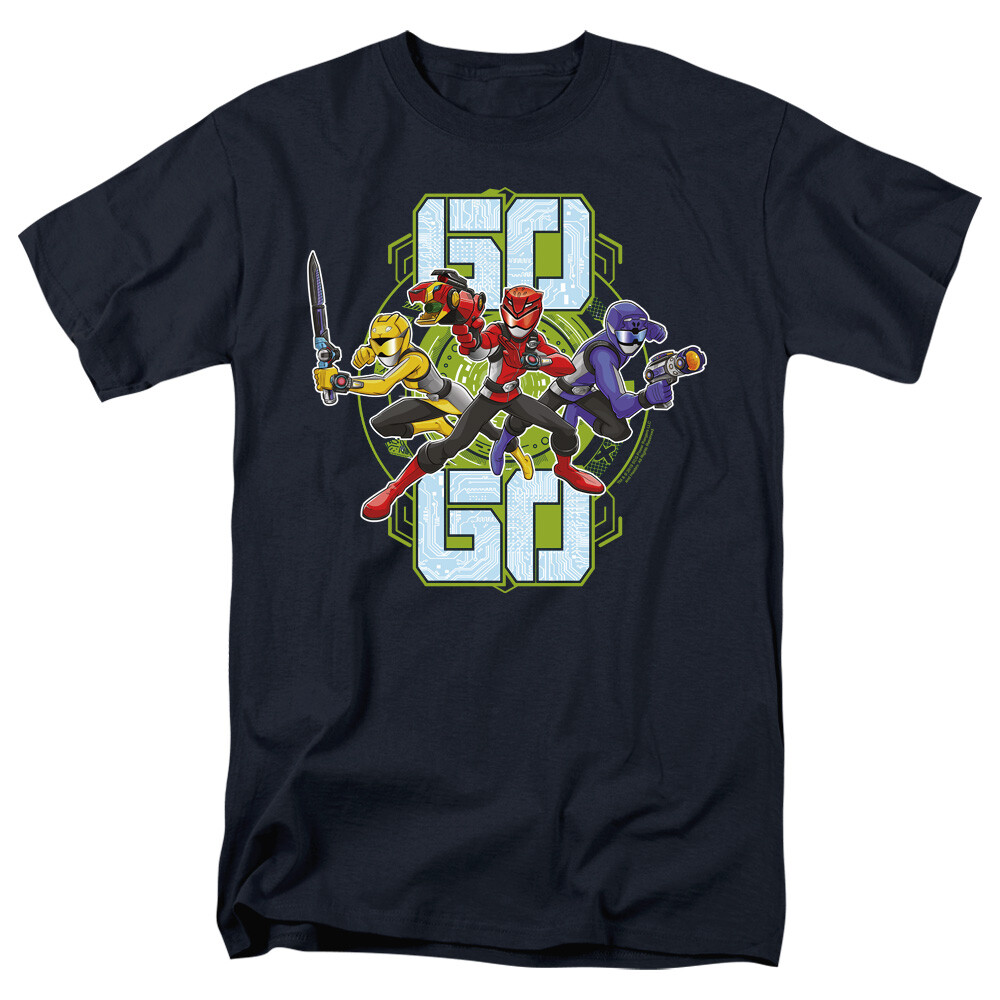 POWER RANGERS GO GO Licensed Adult Men’s Graphic Tee Shirt SM-5XL