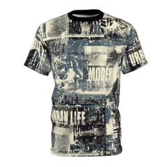 AOP – Urban Life – Modern City – Seamless pattern with newspaper and urban style