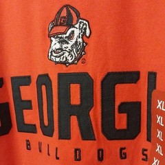 Champion Georgia Bulldogs Red XL Men’s Graphic Short Sleeve Crew Neck Shirt