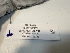 Men’s Shirts, (New w/tags), George Short Sleeve Crew Neck Pocket Tee 3XL (54-56)