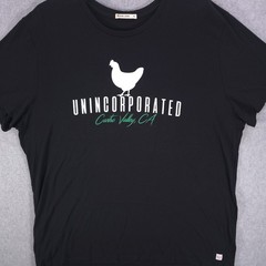 Marine Layer Custom Unincorporated Castro Valley Chicken Supima Shirt Unisex XL