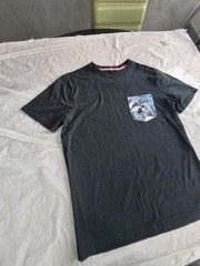 Men Chubbies The Weekend Has Arrived Short Sleeve Black Pocket Tshirt Medium
