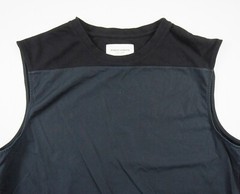 Public School New York Shirt Mens Large Blue Sleeveless Vest Drawstring Adult