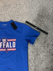 Clorpeak Mens City Classic Football Go Buffalo Blue Tee Shirt Sz US L New