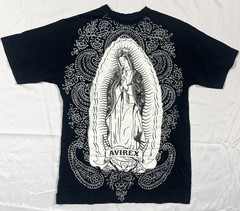 GUC Avirex Virgin Mary Graphic T-Shirt Mens Size S Jesse Pinkman Black Breaking