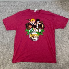 M&O Backyard Baseball Sports Pittsburgh Pirates T Shirt XL Graphic Sugardale Red