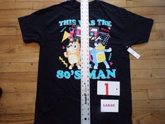 BLUEY 80 S BANDIT TEE ” It’s The 80’S Man”